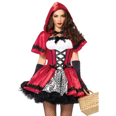 Эротический костюм Красной шапочки Leg Avenue Gothic Red Riding Hood, XL