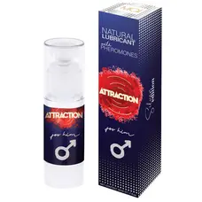 Mai Attraction For Him -Змазка для нього на водній основі з феромонами, 50 мл