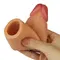 LoveToy Revolutionary Silicone Nature Extender Flesh, Add 1 " - Силиконовая насадка для фаллоса, +2.5 см (телесный)