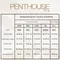 Penthouse Classified - сексуальные стринги, L/XL (чёрный)