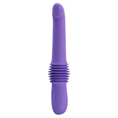 LyBaile Pretty Love Pazuzu Up&Down - Вибратор с имитацией фрикций, 36х3.2 см (фиолетовый)