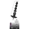 Orion Black Velvets Rechargeable Beads - Анальний ланцюжок з вібрацією, 21х3.1 см (чорний)