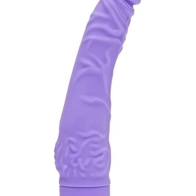 Get Real Classic Slim - Силиконовый вибратор, 21x4 см (фиолетовый)