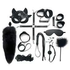 Набір BDSM Art Of Sex Maxi BDSM Set Leather, 13 предметів