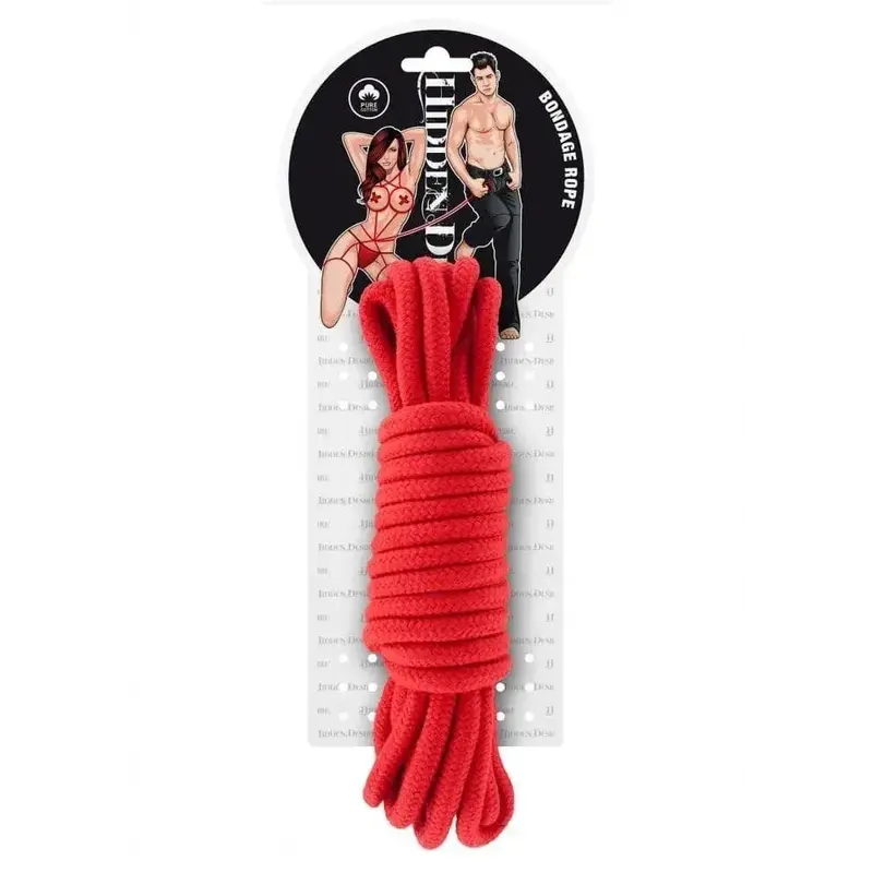 Hidden Desire Bondage Rope - Веревка для связывания 3 м (красная) Hidden Desire Bondage Rope - Веревка для связывания 3 м (красная)