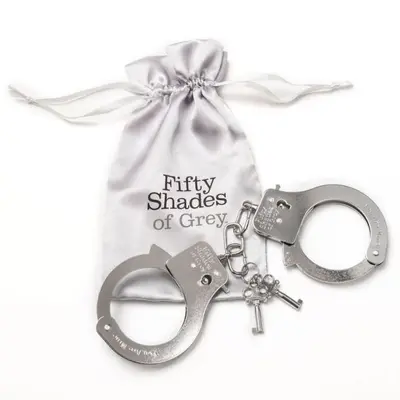Fifty Shades of Grey You. Are. Mine. - металлические наручники для страстного секса, 26.7см