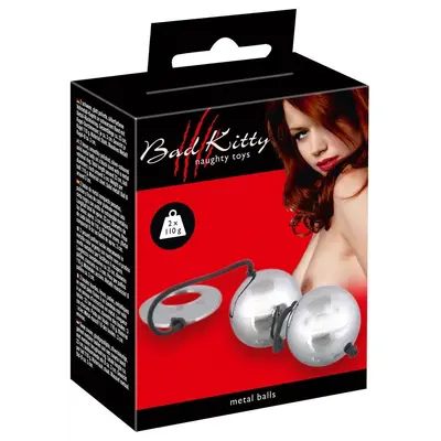 Вагінальні кульки Bad Kitty Metal Balls