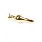 Boss Jewellery Gold Butt Plug Green - Анальна пробка з кристалом, 9,5х3 см (зелений)