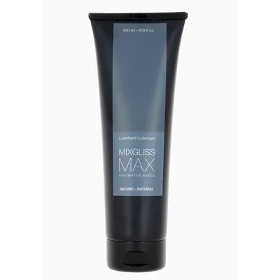 MixGliss Max Nature - Анальная гель-смазка на водной основе с экстрактом алоэ, 250 мл.