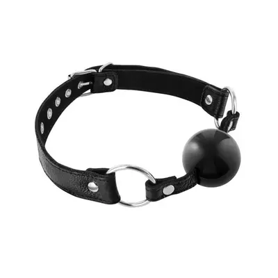 Кляп Fetish Tentation Premium Leather Gag With Silicone Ball