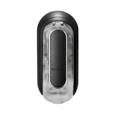 Tenga Flip Zero Electronic Vibration Black - мастурбатор із змінною інтенсивністю, розкладний, 18х7. 5 (чорний)