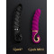 Gvibe Gjack 2 - Анатомический витой вибратор, 22х3.7 см (черный)