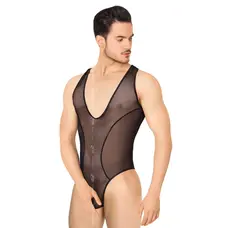 SoftLine Body 4609 - Чоловічий боді, M/L (чорний)