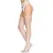 Leg Avenue - Net stockings with garter belt - Чулочки с поясом, O/S (белый)