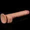 LoveToy Legendary King Sized Realistic Dildo Flesh 10" - Великий реалістичний ділдо, 27.5х4.5 см