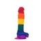 Dream Toys Colourful Love Dildo - Фаллоимитатор, 20х3,8 см (радужный)