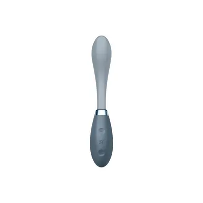 Satisfyer G-Spot Flex 3 - Вибратор для точки G, 19.5х3.3 см (серый)