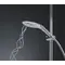 Womanizer Wave Chrome - Насадка-стимулятор для душа 2в1, массажер для интимных зон, (серебристый)