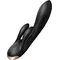Satisfyer Double Flex - Вібратор-кролик з трьома моторчиками, 20.1х4.6 см (чорний)