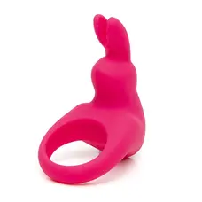 Happy Rabbit Rechargeable Cock Ring - Ерекційне віброкільце, 6,7 см (рожевий)
