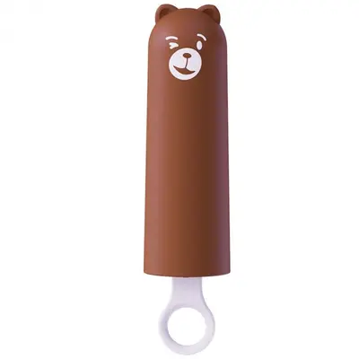CuteVibe Teddy Brown (Pink Dildo) - Реалистичный вибратор под видом мороженого