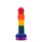 Dream Toys Colourful Love Dildo - Фаллоимитатор, 20х3,8 см (радужный)