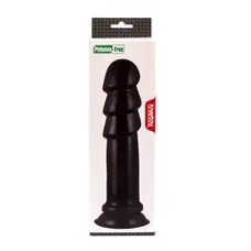 LoveToy King Sized Anal Ripples 11.25" - Анальная пробка, 28,5 см (черный)