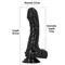 Фалоімітатор з ароматом лакриці - Toyz4lovers Delicious Dildo Liquorice, 18,5 см