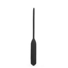 LoveToy Urethral Dilator Vibrating – уретральний плаг з вібрацією, 11.5 см (чорний)