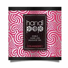 Смачний гель для орально-мануальних пестощів Sensuva Handipop Strawberry, 6 мл (полуниця)