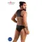 Passion - 056 BODY ADAM black - Сексуальний чоловічий боді, S/M