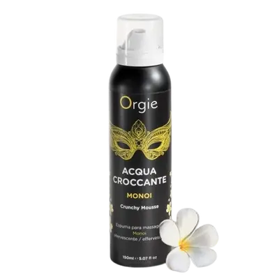 Acqua Crocante Monoi - Шипуча зволожуюча пінка для масажу, 150 мл