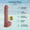 Фаллоимитатор Erospace Natural Play Silicone Dildo D3, 24 см