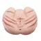 Crazy Bull Real Vagina and Anal Masturbator - Мастурбатор с вибрацией вагина и анус, 22.5 см (телесный)