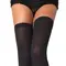 Leg Avenue Nylon Thigh Highs + Plus Size - Чулки (чёрные)
