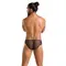 Passion - 035 SLIP RICHARD black - Сітчасті чоловічі труси зі шнурівкою, L/XL