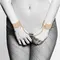 Bijoux Indiscrets Desir Metallique Handcuffs - Gold - Наручники металеві (золотисті)