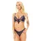 SoftLine Camila - Комплект эротического белья: бюстгальтер и стринги, M/L (синий)