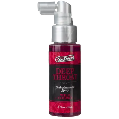 Doc Johnson GoodHead DeepThroat Spray – Wild Cherry - спрей для глубокого минета, 59 мл (вишня)