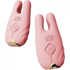 Zalo Nave Coral Pink - Вибратор для груди с пультом и подключением к смартфону (розовый)