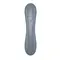 Satisfyer Curvy Trinity 1 - Вакуумний стимулятор + вібратор точки G, 17.5х3.9 см (сірий)