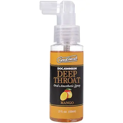Спрей для глибокого мінету Doc Johnson GoodHead DeepThroat Spray Mango, 59 мл (манго)