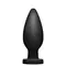 Tom of Finland XXL Silicone Anal Plug - Анальна пробка, 17х6,4 см (чорна)