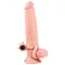 LoveToy Pleasure X-Tender Vibrating Penis Sleeve Flesh Add 2" - Насадка на пенис с вибрацией, +5 см (телесный)