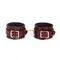 Шкіряні поножі Liebe Seele Wine Red Ankle Cuffs