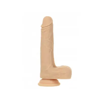 Addiction - Naked The Freak- 7.5" Rotating & Thrusting Vibrating Dong - Фалоімітатор з вібрацією на присосці, 19х2.5см