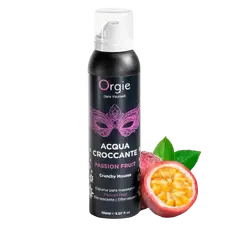Оrgie - Acqua Crocante - Шипуча зволожуюча пінка для масажу, 150 мл (маракуя)