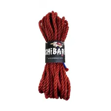 Feral Feelings Shibari Rope - Джутова мотузка для Шибарі, 8 м (червона)