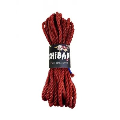 Feral Feelings Shibari Rope - Джутова мотузка для Шибарі, 8 м (червона)