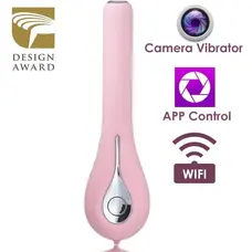 Svakom Siime Eye Camera Vibrator - вібратор з відеокамерою, 16,5 х2, 5 см (рожевий)